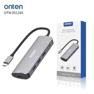 Onten (OT-9591B) USB C Hub 8-in-1 Laptop Docking Station